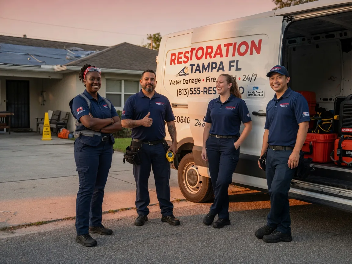 Water Damage Restoration company in The Rock, GA